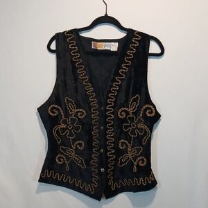 VTG Candies Vest M Twee Goth Hipster Rare HTF Indie Sleaze whimsygoth hippie
